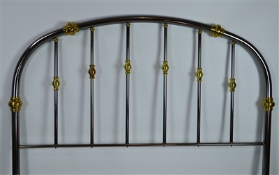 Brass and Silver plated Headboard