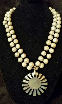 Pearl Necklace with Pendant