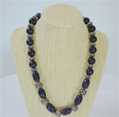 Blue Goldstone Necklace