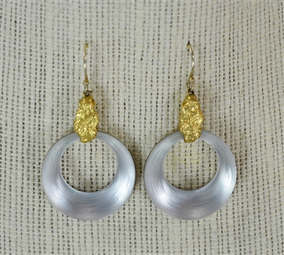 Moon Light Circle Earring by Alexis Bittar