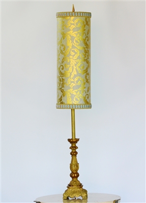 Luna Bella Lighting - Lampshade on candle stick table lamp